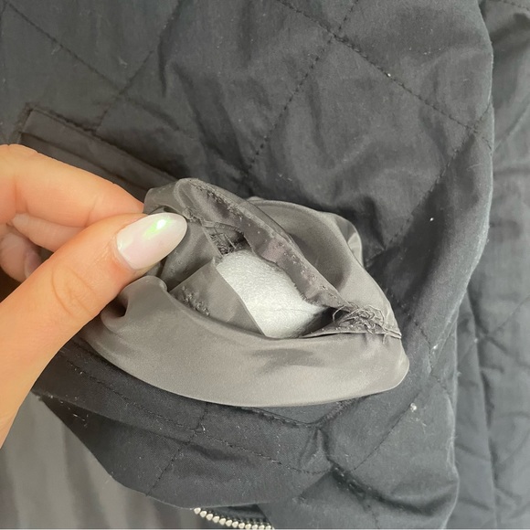 Abercrombie Reversible Quilted Down Bomber Jacket - Picture 7 of 11